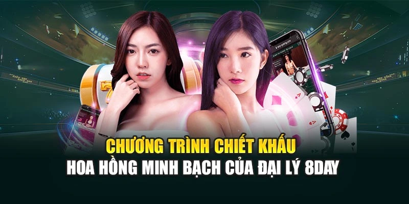 Chương trình chiết khấu hoa hồng minh bạch của đại lý 8DAY